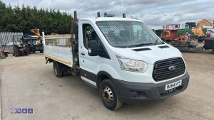 2015 FORD TRANSIT 350 6-speed manual diesel dropside pickup with tail lift (3.5t revenue weight)(MA64 HVS)(MoT 15th July 2027)(V5 & MoT in office) - 9