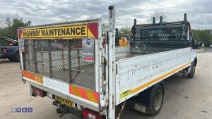 2015 FORD TRANSIT 350 6-speed manual diesel dropside pickup with tail lift (3.5t revenue weight)(MA64 HVS)(MoT 15th July 2027)(V5 & MoT in office) - 15