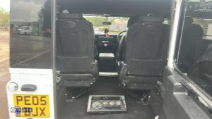 2005 LAND ROVER DEFENDER 90 TD5 5-speed manual diesel (PE05 BJX) with privacy glass & rear fitted seats (MoT 25th August 2027)(V5, MoT & history in office) - 24