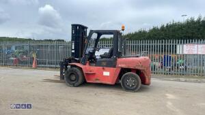 HANGCHA R70D diesel driven forklift truck (s/n A3AC00706) with fork positioner - 3