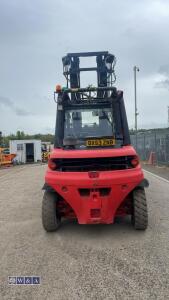 2003 LINDE H70 diesel driven forklift truck (P01104) with Bestblock twin pack clamp - 5