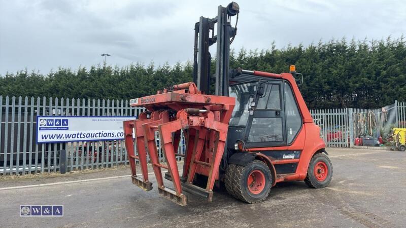 LANSING H70 diesel driven forklift truck (M172 RNT)(s/n E10000170) with Bestblock twin pack clamp