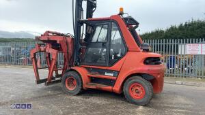 LANSING H70 diesel driven forklift truck (M172 RNT)(s/n E10000170) with Bestblock twin pack clamp - 3