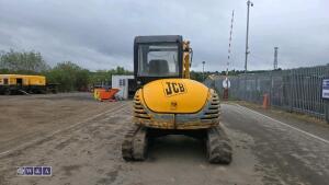 2001 JCB 805 rubber tracked excavator (s/n E0802667) with bucket, blade & piped - 4