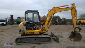 2001 JCB 805 rubber tracked excavator (s/n E0802667) with bucket, blade & piped - 6