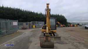 2001 JCB 805 rubber tracked excavator (s/n E0802667) with bucket, blade & piped - 8