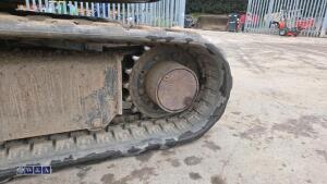 2001 JCB 805 rubber tracked excavator (s/n E0802667) with bucket, blade & piped - 10