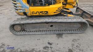 2001 JCB 805 rubber tracked excavator (s/n E0802667) with bucket, blade & piped - 11