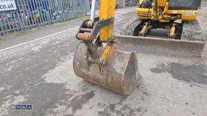 2001 JCB 805 rubber tracked excavator (s/n E0802667) with bucket, blade & piped - 16