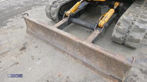 2001 JCB 805 rubber tracked excavator (s/n E0802667) with bucket, blade & piped - 18