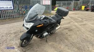 2008 BMW R1200RT motorbike (BX58 MKL)(MoT 7th October 2026)(V5 in office)