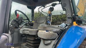 2005 NEW HOLLAND TS100A tractor, twin assister rams, front weights, air seat, shuttle,,air conditioning, c/w Bomford Falcon 5:5 hedge cutter, joystick controls, road blower (FN05 CWV)(V5 in office) - 25