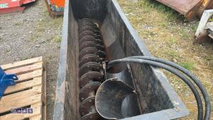 Hydraulic mixing auger bucket to suit Avant & Multione loaders (approx 1700mm) - 14