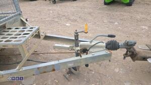 INDESPENSION 2.7t twin axle plant trailer with mesh sides (new floor) - 11
