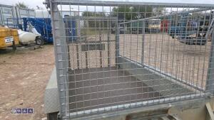 INDESPENSION 2.7t twin axle plant trailer with mesh sides (new floor) - 12