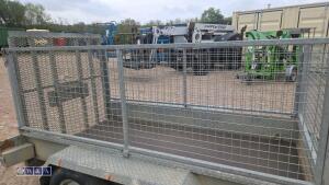 INDESPENSION 2.7t twin axle plant trailer with mesh sides (new floor) - 13