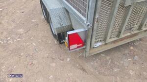INDESPENSION 2.7t twin axle plant trailer with mesh sides (new floor) - 16