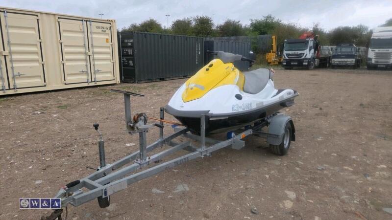 2015 YAMAHA WAVE RUNNER AG1600 jet ski c/w trailer
