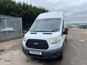 2016 FORD TRANSIT 350 6-speed manual high roof panel van (FF16 EHS) (MoT 9th July 2027)(V5 in office) - 2