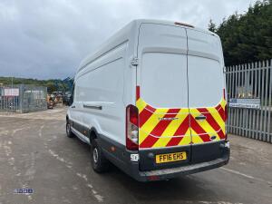 2016 FORD TRANSIT 350 6-speed manual high roof panel van (FF16 EHS) (MoT 9th July 2027)(V5 in office) - 6