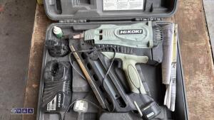 HIKOKI nail gun c/w case