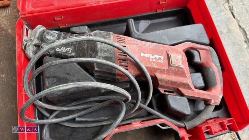 HILTI SR30 110v reciprocating saw c/w case (3459007)