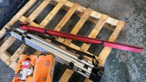 Laser level c/w tripod, staff & case - 2
