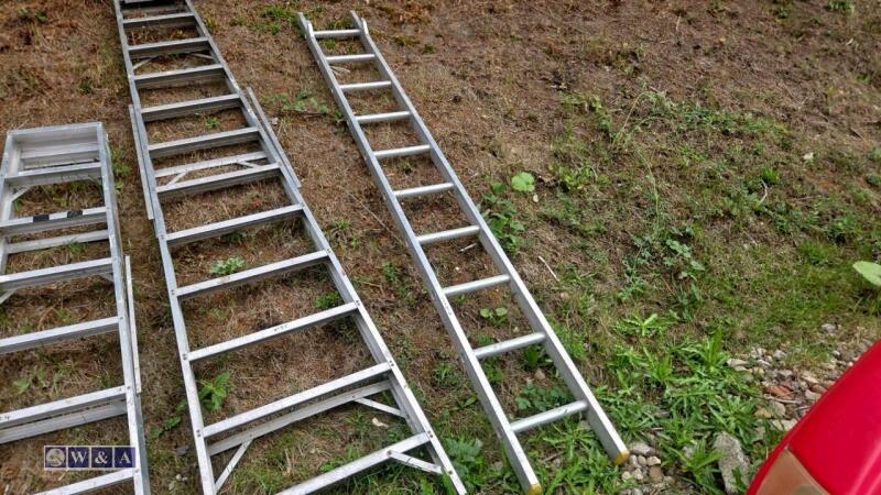 Single aluminium ladder