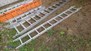 Single aluminium ladder - 2