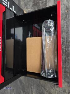 PHIXWELL 7 drawer tool box c/w tools (black & red) - 9
