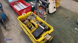 Wheeled tool box c/w miscellaneous - 3