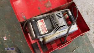 IMPEX ST67 110v wall chaser c/w case - 2