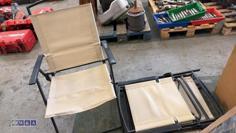 4 x folding garden chairs