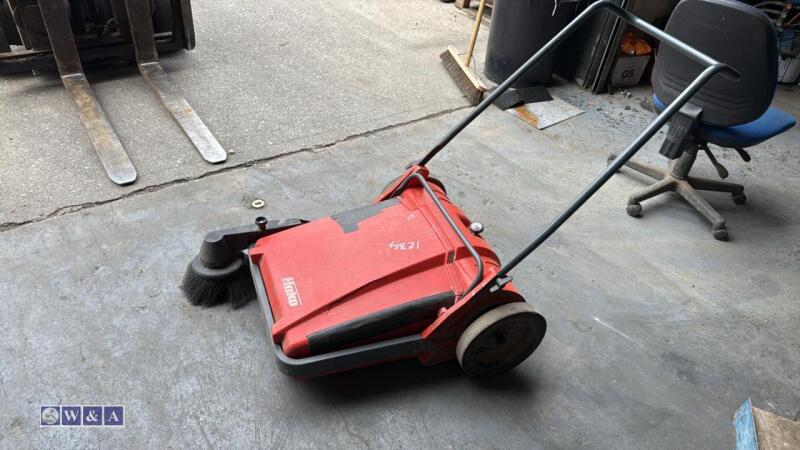 HAKO pedestrian push sweeper
