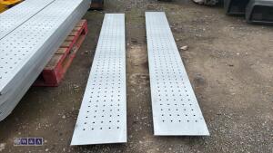 Set of 8ft car & trailer recovery ramps - 3