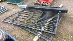 Pair of ornate metal driveway gates to suit approximatley 10ft opening - 2