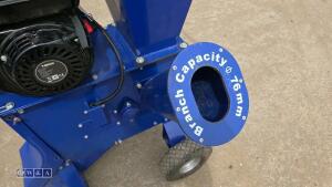 T-MECH 5hp petrol shredder c/w wheels - 9