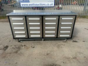 7ft 20-drawer workbench (unused) - 3
