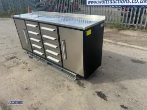 7ft 10-drawer workbench (unused)
