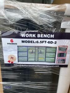 6.5ft 6-drawer container style workbench - 4