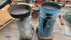2 x oil drainers