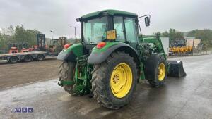 2004 JOHN DEERE 6220 4wd tractor, 2 x spool valves, twin assister rams, puh, shuttle c/w John Deere 631 front loader, joystick & bucket (DX04 KUG)(V5 in office) - 5