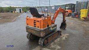 JOBACE TB080 rubber tracked excavator with bucket & blade - 5