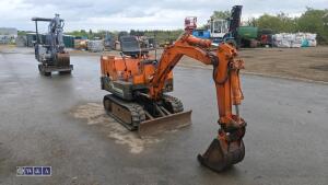 JOBACE TB080 rubber tracked excavator with bucket & blade - 7