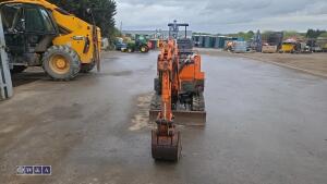JOBACE TB080 rubber tracked excavator with bucket & blade - 8
