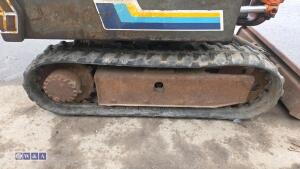 JOBACE TB080 rubber tracked excavator with bucket & blade - 11