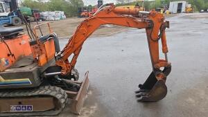 JOBACE TB080 rubber tracked excavator with bucket & blade - 14