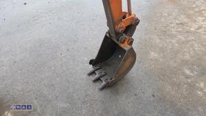 JOBACE TB080 rubber tracked excavator with bucket & blade - 15
