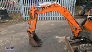 JOBACE TB080 rubber tracked excavator with bucket & blade - 17