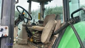 2004 JOHN DEERE 6220 4wd tractor, 2 x spool valves, twin assister rams, puh, shuttle c/w John Deere 631 front loader, joystick & bucket (DX04 KUG)(V5 in office) - 21